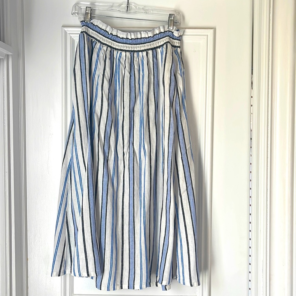 Target Blue and White Stripped Skirt
